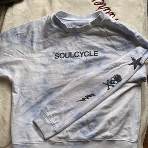 Soul cycle crop sweatshirt